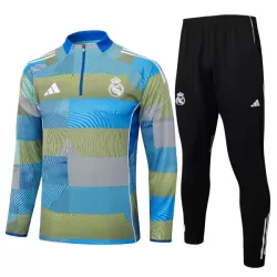 Conjunto de Moletom de Treino Real Madrid Homem Quarto-Zíper 2025-26 Conjunto de Moletom de Treino Real Madrid Homem Quarto-Zíper 2025-26