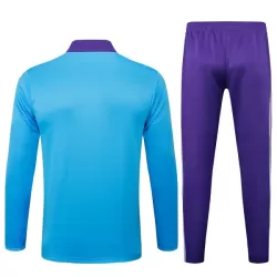 Conjunto de Moletom de Treino Real Madrid Homem Quarto-Zíper 2025-26 Azul