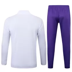 Conjunto de Moletom de Treino Real Madrid Homem Quarto-Zíper 2025-26 Branca
