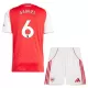 Camisola Arsenal Gabriel 6 Criança Equipamento 1ª 2025-26 Camisola Arsenal Gabriel 6 Criança Equipamento 1ª 2025-26