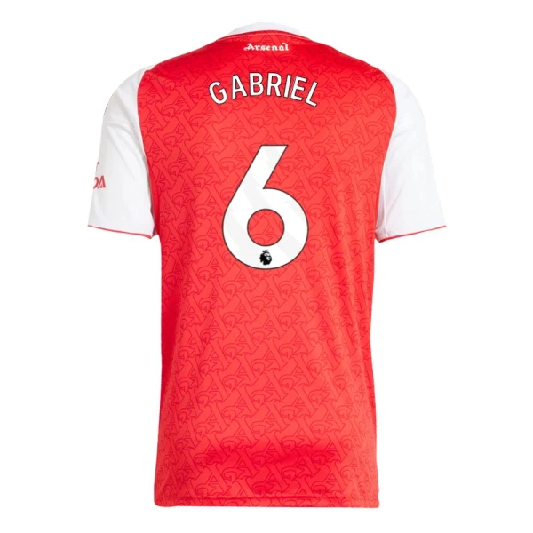 Camisola Arsenal Gabriel 6 Homem Equipamento 1ª 2025-26 Camisola Arsenal Gabriel 6 Homem Equipamento 1ª 2025-26