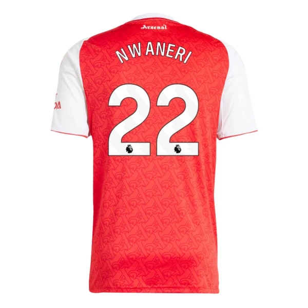Camisola Arsenal Nwaneri 22 Homem Equipamento 1ª 2025-26 Camisola Arsenal Nwaneri 22 Homem Equipamento 1ª 2025-26