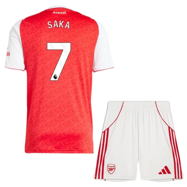 Camisola Arsenal Saka 7 Criança Equipamento 1ª 2025-26 Camisola Arsenal Saka 7 Criança Equipamento 1ª 2025-26