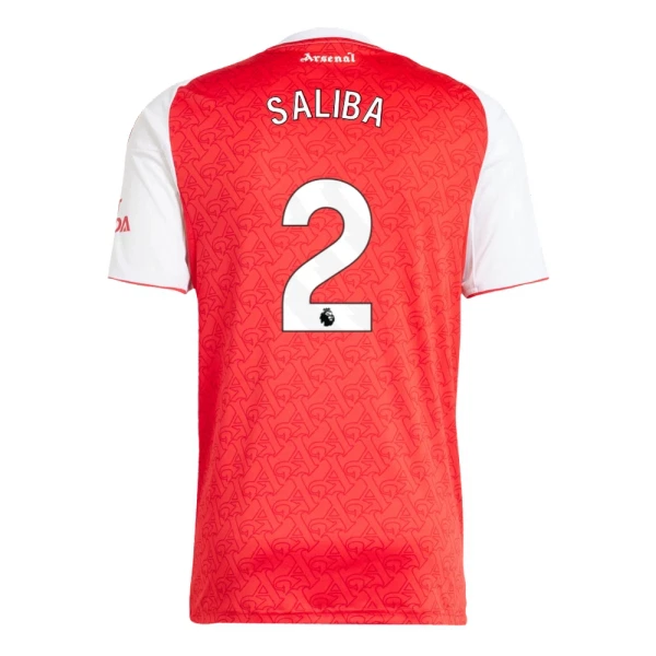 Camisola Arsenal Saliba 2 Homem Equipamento 1ª 2025-26 Camisola Arsenal Saliba 2 Homem Equipamento 1ª 2025-26