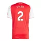 Camisola Arsenal Saliba 2 Homem Equipamento 1ª 2025-26 Camisola Arsenal Saliba 2 Homem Equipamento 1ª 2025-26