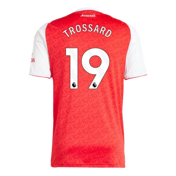 Camisola Arsenal Trossard 19 Homem Equipamento 1ª 2025-26 Camisola Arsenal Trossard 19 Homem Equipamento 1ª 2025-26