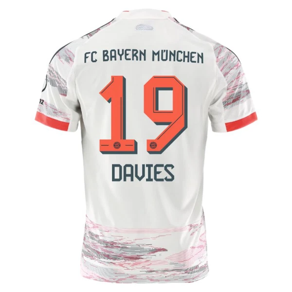 Camisola FC Bayern de Munique Alphonso Davies 19 Homem Equipamento 2ª 2025-26 Camisola FC Bayern de Munique Alphonso Davies 19 Homem Equipamento 2ª 2025-26