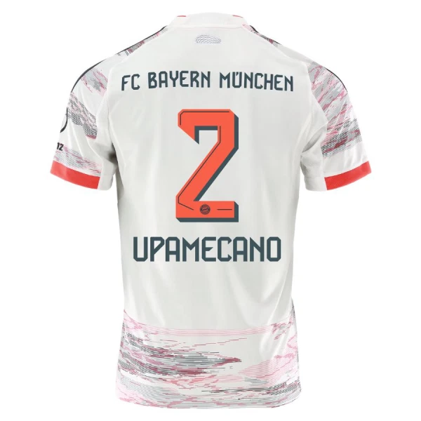 Camisola FC Bayern de Munique Dayot Upamecano 2 Homem Equipamento 2ª 2025-26 Camisola FC Bayern de Munique Dayot Upamecano 2 Homem Equipamento 2ª 2025-26