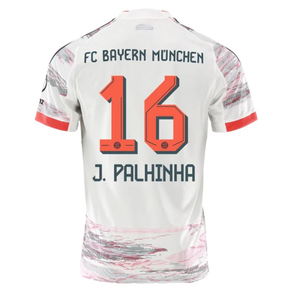 Camisola FC Bayern de Munique J. Palhinha 16 Homem Equipamento 2ª 2025-26 Camisola FC Bayern de Munique J. Palhinha 16 Homem Equipamento 2ª 2025-26