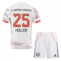 Camisola FC Bayern de Munique Thomas Müller 25 Criança Equipamento 2ª 2025-26 Camisola FC Bayern de Munique Thomas Müller 25 Criança Equipamento 2ª 2025-26
