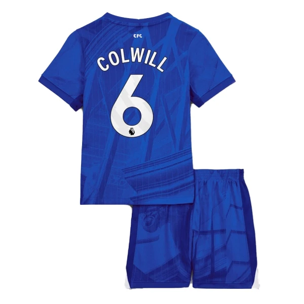 Camisola Chelsea Colwill 6 Criança Equipamento 1ª 2025-26 Camisola Chelsea Colwill 6 Criança Equipamento 1ª 2025-26