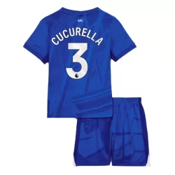 Camisola Chelsea Cucurella 3 Criança Equipamento 1ª 2025-26 Camisola Chelsea Cucurella 3 Criança Equipamento 1ª 2025-26