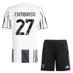 Camisola Juventus Cambiaso 27 Criança Equipamento 1ª 2025-26