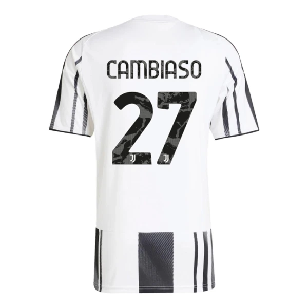 Camisola Juventus Cambiaso 27 Homem Equipamento 1ª 2025-26 Camisola Juventus Cambiaso 27 Homem Equipamento 1ª 2025-26