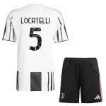 Camisola Juventus Locatelli 5 Criança Equipamento 1ª 2025-26