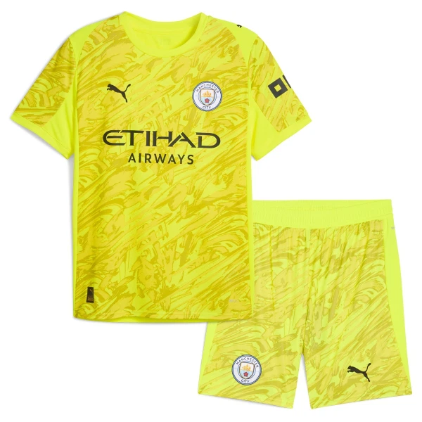 Camisola Guarda-Redes Manchester City Criança 2025-26 Amarela Camisola Guarda-Redes Manchester City Criança 2025-26 Amarela