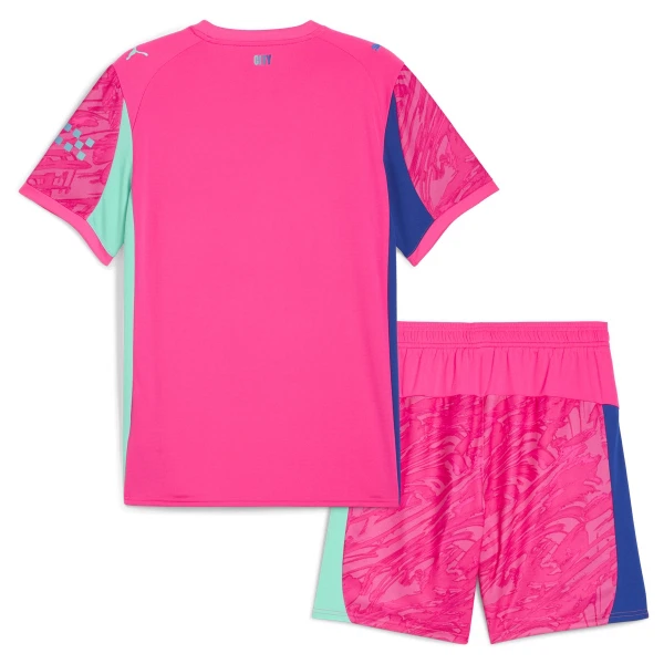Camisola Guarda-Redes Manchester City Criança 2025-26 Rosa