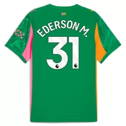 Camisola Guarda-Redes Manchester City Ederson M. 31 Homem 2025-26 Verde Camisola Guarda-Redes Manchester City Ederson M. 31 Homem 2025-26 Verde