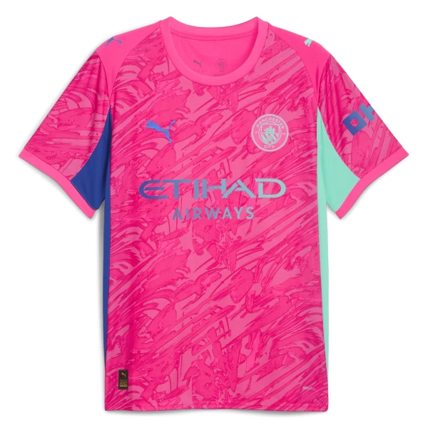 Camisola Guarda-Redes Manchester City Homem 2025-26 Rosa Camisola Guarda-Redes Manchester City Homem 2025-26 Rosa