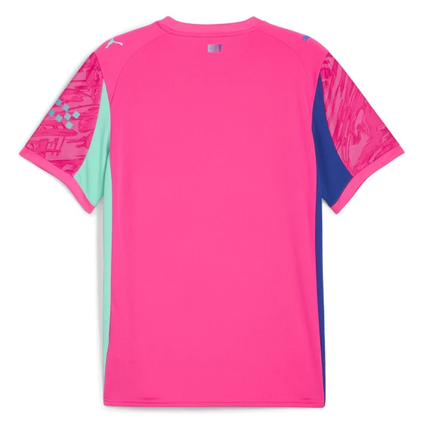 Camisola Guarda-Redes Manchester City Homem 2025-26 Rosa
