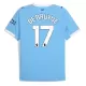 Camisola Manchester City De Bruyne 17 Homem Equipamento 1ª 2025-26 Camisola Manchester City De Bruyne 17 Homem Equipamento 1ª 2025-26