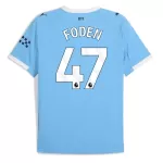 Camisola Manchester City Foden 47 Homem Equipamento 1ª 2025-26