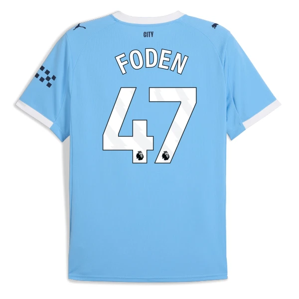 Camisola Manchester City Foden 47 Homem Equipamento 1ª 2025-26 Camisola Manchester City Foden 47 Homem Equipamento 1ª 2025-26
