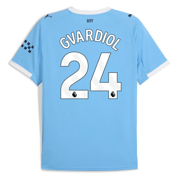 Camisola Manchester City Gvardiol 24 Homem Equipamento 1ª 2025-26
