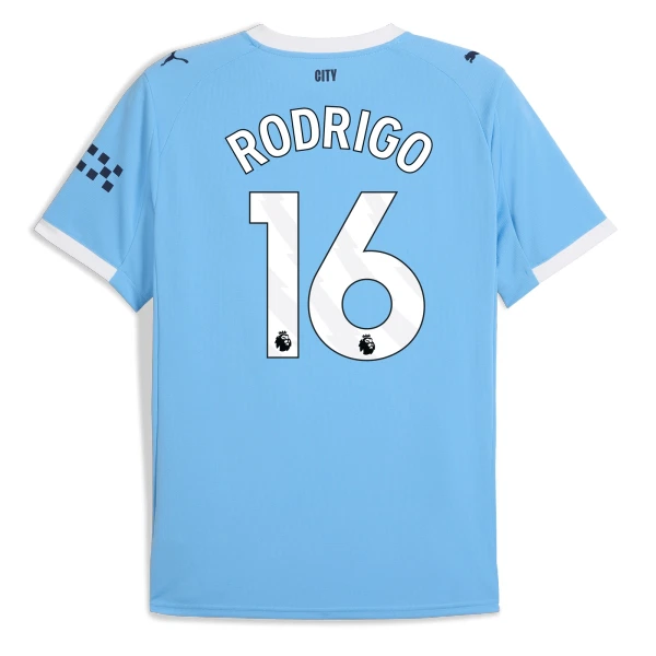 Camisola Manchester City Rodrigo 16 Homem Equipamento 1ª 2025-26 Camisola Manchester City Rodrigo 16 Homem Equipamento 1ª 2025-26
