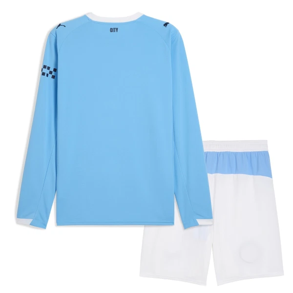Camisola Manga Comprida Manchester City Criança Equipamento 1ª 2025-26