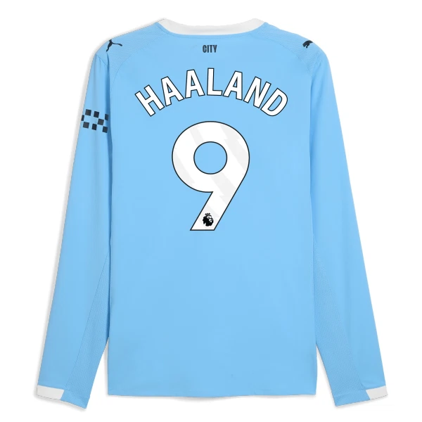 Camisola Manga Comprida Manchester City Haaland 9 Homem Equipamento 1ª 2025-26 Camisola Manga Comprida Manchester City Haaland 9 Homem Equipamento 1ª 2025-26