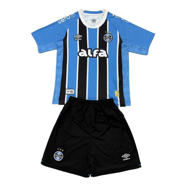 Camisola Grêmio FBPA Criança Equipamento 1ª 2025-26 Camisola Grêmio FBPA Criança Equipamento 1ª 2025-26