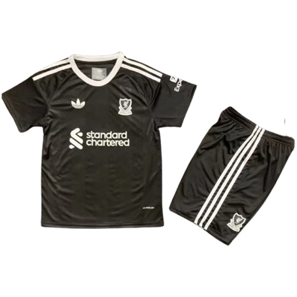 Camisola Guarda-Redes Liverpool Criança 2025-26 Preta Camisola Guarda-Redes Liverpool Criança 2025-26 Preta