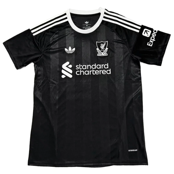 Camisola Guarda-Redes Liverpool Homem 2025-26 Preta Camisola Guarda-Redes Liverpool Homem 2025-26 Preta