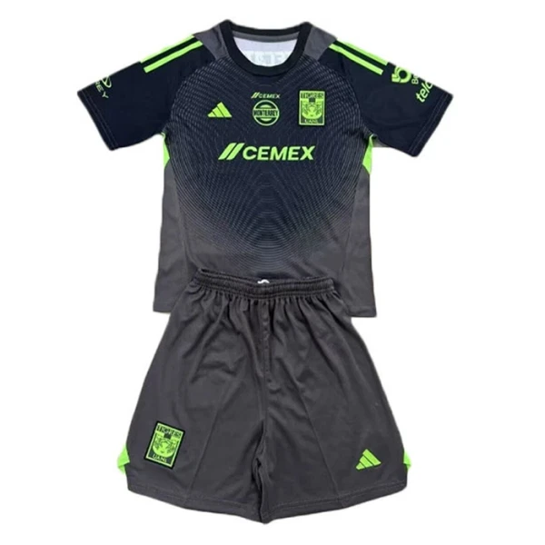 Camisola Guarda-Redes Tigres UANL Criança 2025-26 Preta Camisola Guarda-Redes Tigres UANL Criança 2025-26 Preta