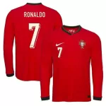 Camisola Manga Comprida Portugal Ronaldo 7 Homem Equipamento 1ª 2025