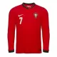 Camisola Manga Comprida Portugal Ronaldo 7 Homem Equipamento 1ª 2025