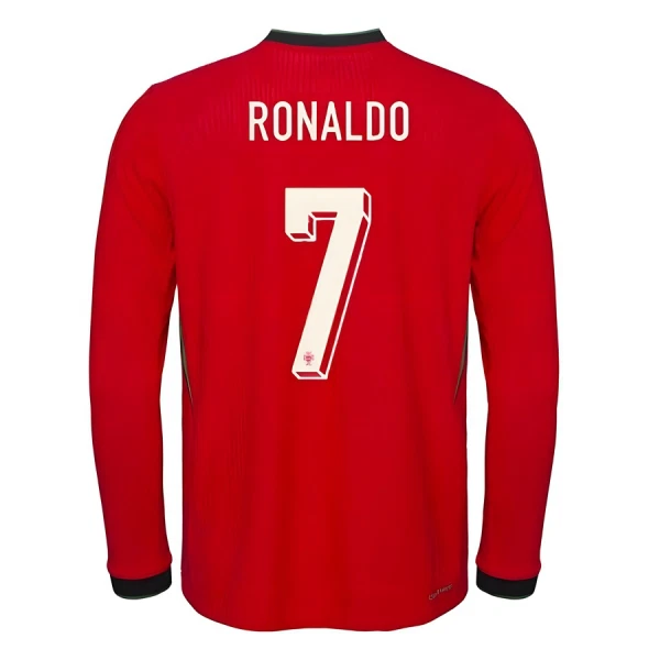 Camisola Manga Comprida Portugal Ronaldo 7 Homem Equipamento 1ª 2025