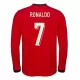 Camisola Manga Comprida Portugal Ronaldo 7 Homem Equipamento 1ª 2025