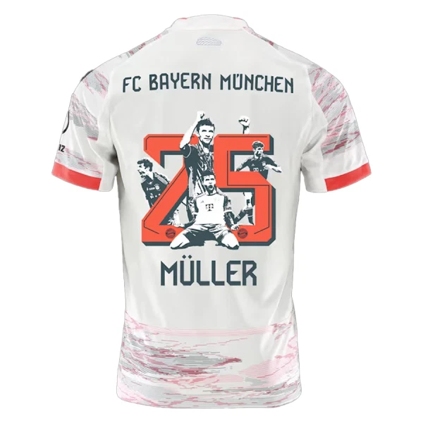 Camisola FC Bayern de Munique Thomas Müller 25 Homem Equipamento 2ª 2025-26 - Especial Camisola FC Bayern de Munique Thomas Müller 25 Homem Equipamento 2ª 2025-26 - Especial