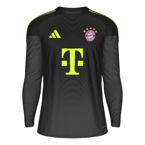 Camisola Guarda-Redes FC Bayern de Munique Homem 2025-26 Preta Manga Comprida Camisola Guarda-Redes FC Bayern de Munique Homem 2025-26 Preta Manga Comprida
