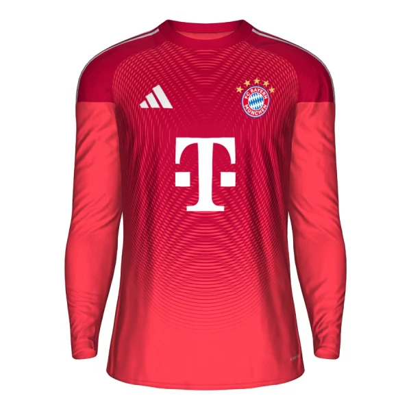 Camisola Guarda-Redes FC Bayern de Munique Homem 2025-26 Vermelha Manga Comprida Camisola Guarda-Redes FC Bayern de Munique Homem 2025-26 Vermelha Manga Comprida