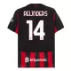 Camisola AC Milan Reijnders 14 Homem Equipamento 1ª 2025-26 Camisola AC Milan Reijnders 14 Homem Equipamento 1ª 2025-26