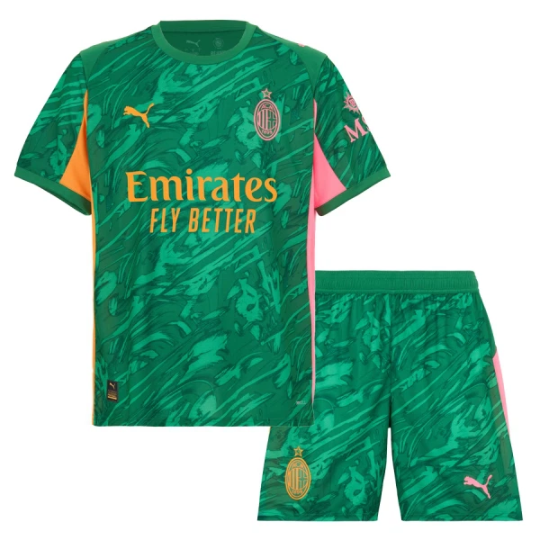 Camisola Guarda-Redes AC Milan Criança 2025-26 Verde Camisola Guarda-Redes AC Milan Criança 2025-26 Verde