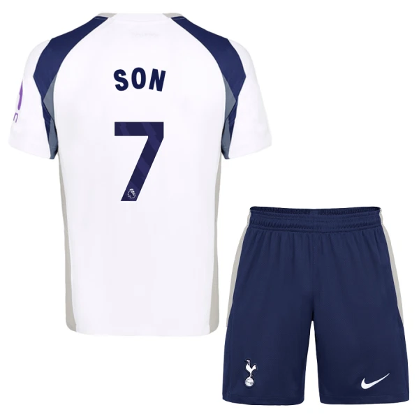 Camisola Tottenham Hotspur Son 7 Criança Equipamento 1ª 2025-26 Camisola Tottenham Hotspur Son 7 Criança Equipamento 1ª 2025-26
