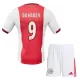 Camisola Ajax Amsterdam Brobbey 9 Criança Equipamento 1ª 2025-26 Camisola Ajax Amsterdam Brobbey 9 Criança Equipamento 1ª 2025-26