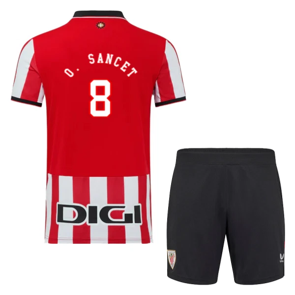 Camisola Athletic Bilbao O. Sancet 8 Criança Equipamento 1ª 2025-26 Camisola Athletic Bilbao O. Sancet 8 Criança Equipamento 1ª 2025-26