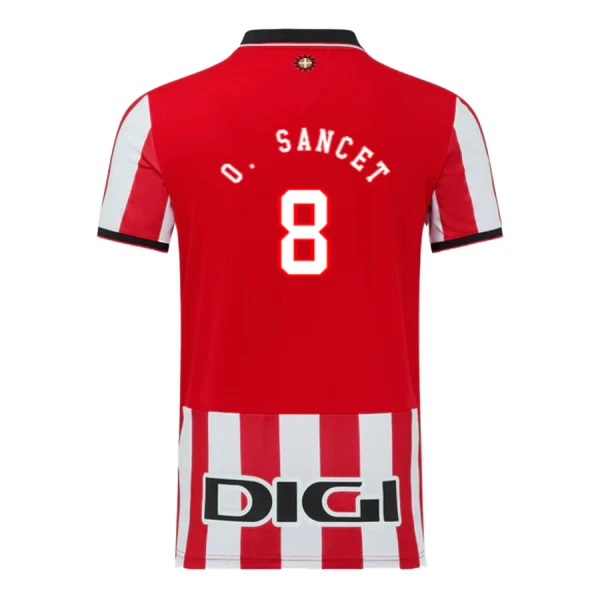 Camisola Athletic Bilbao O. Sancet 8 Homem Equipamento 1ª 2025-26 Camisola Athletic Bilbao O. Sancet 8 Homem Equipamento 1ª 2025-26