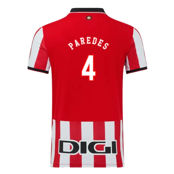 Camisola Athletic Bilbao Paredes 4 Homem Equipamento 1ª 2025-26