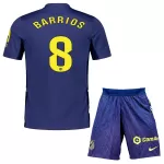 Camisola Atlético Madrid Barrios 8 Criança Equipamento 2ª 2025-26
